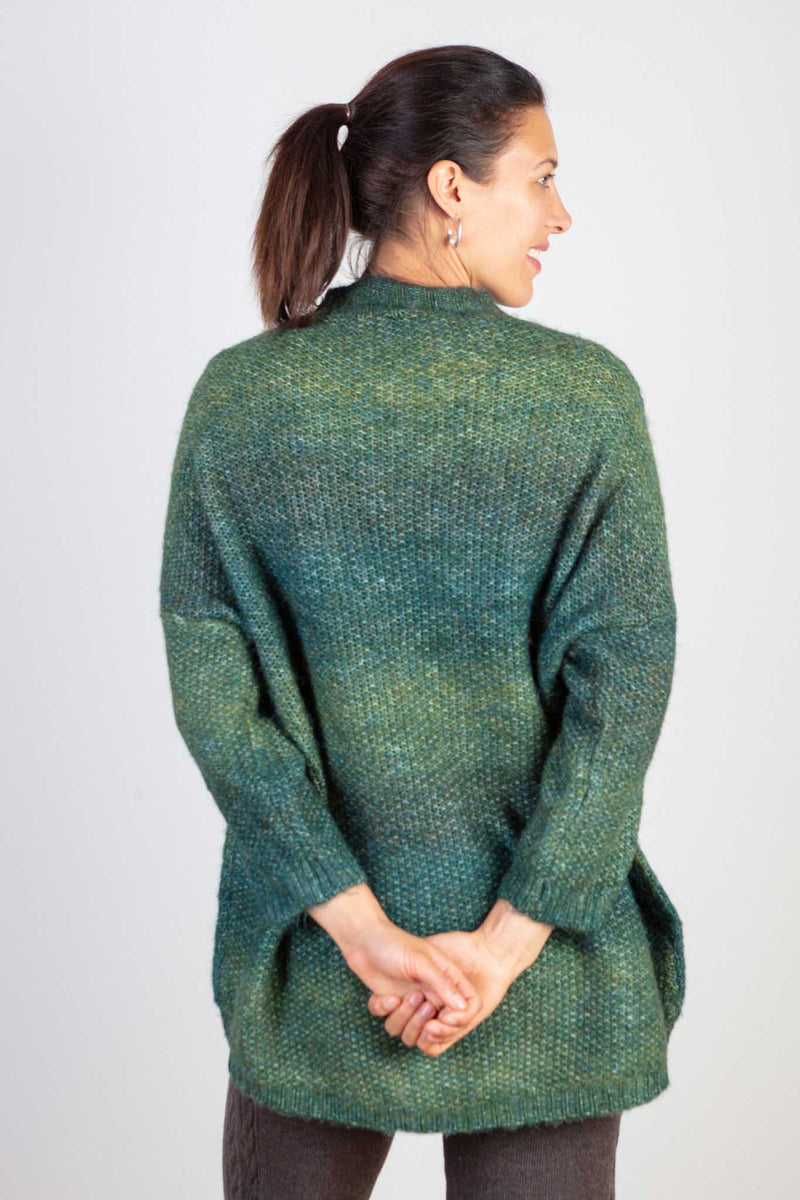 Green Pattern Knit