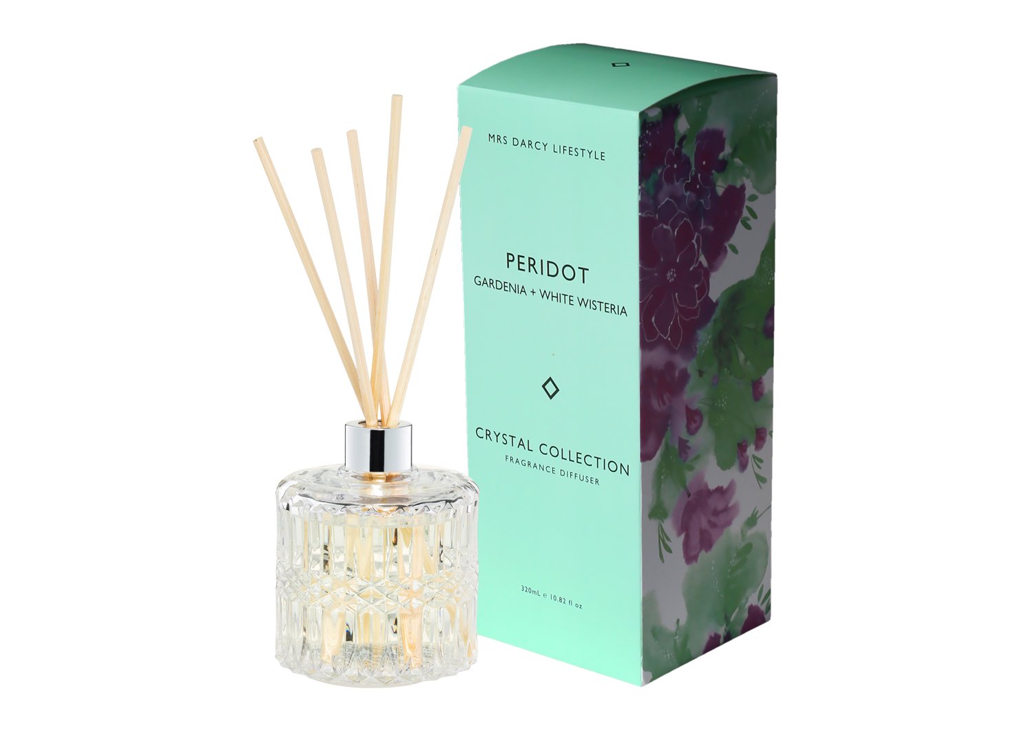 Diffuser Peridot | Gardenia + White Wisteria