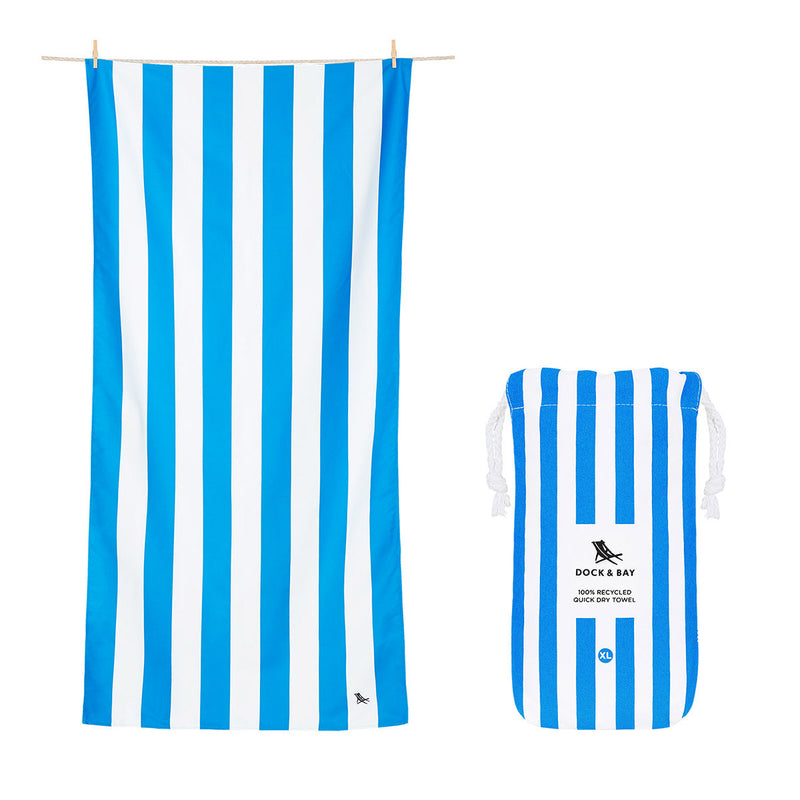 Cabana Stripe Collection Beach Towel | Large | 100% Recycled