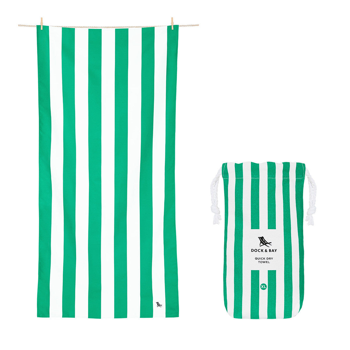 Cabana Stripe Collection Beach Towel | Large | 100% Recycled