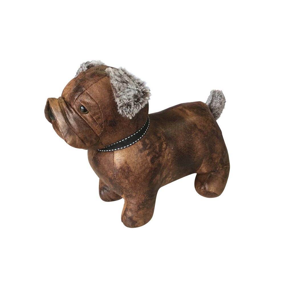 Duke The Dog | Leather Doorstop