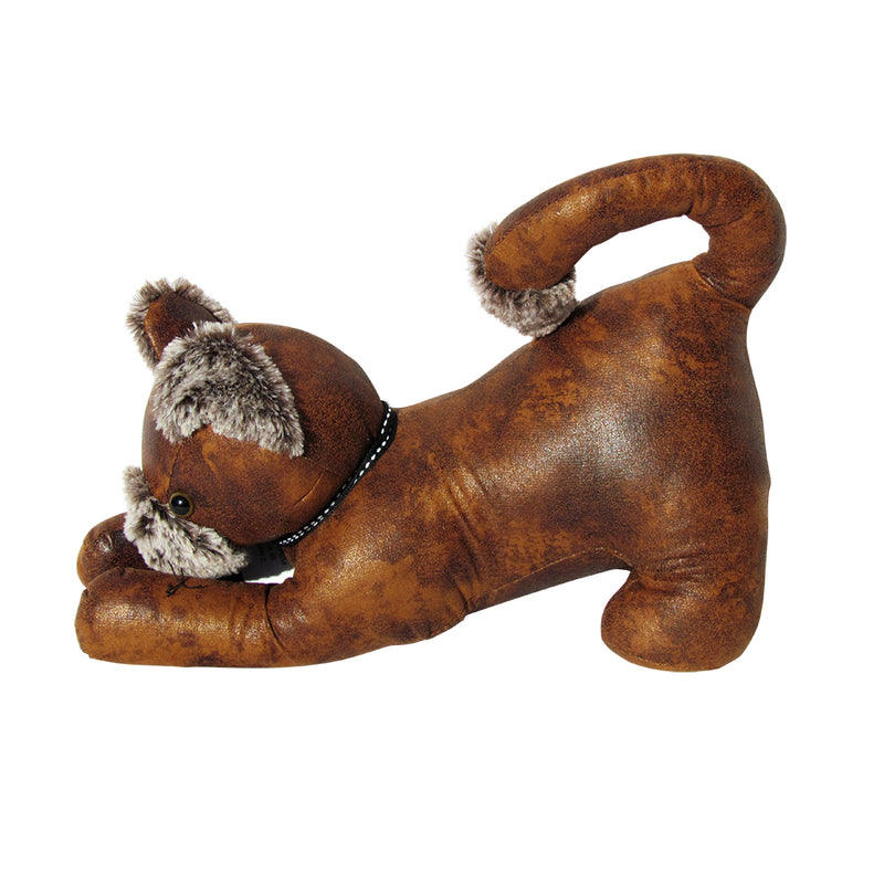 Simon The Cat | Leather Doorstop