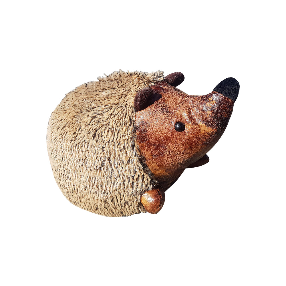 Hector The Hedgehog | Leather Doorstop