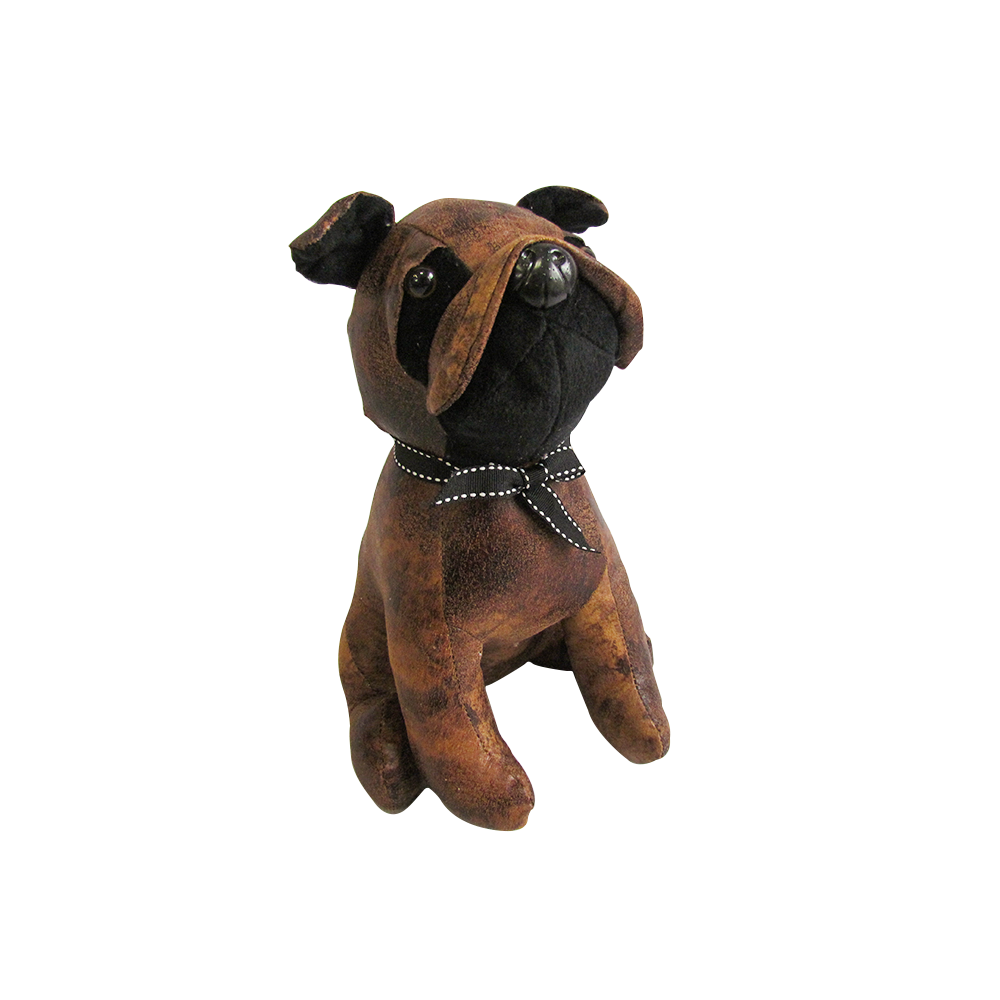 Tucker The Dog | Leather Doorstop