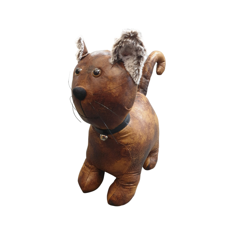 Kelly The Cat | Leather Doorstop