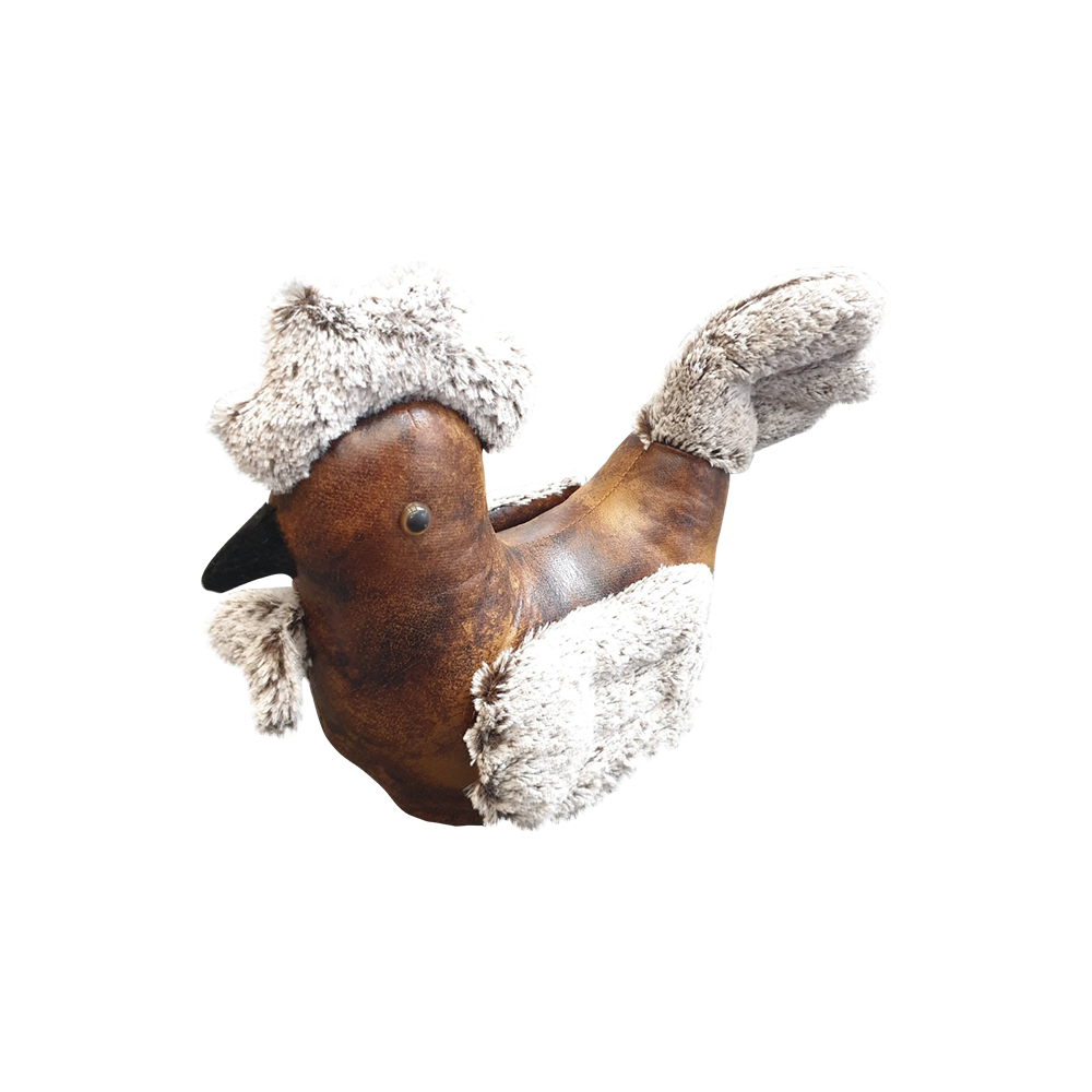 Henrietta The Hen | Leather Doorstop