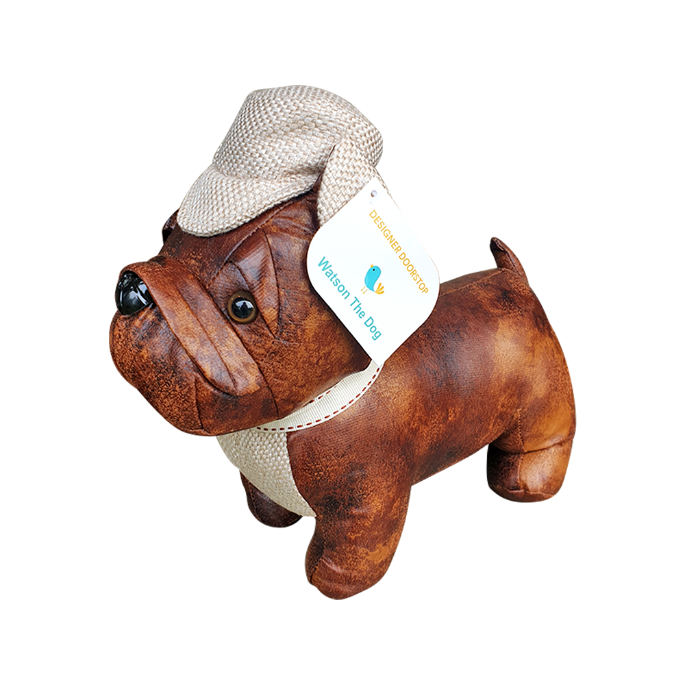 Watson The Dog Leather Doorstop Whatever Mudgee
