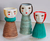 Lady Red | Resin Pot Planter