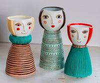 Lady Red | Resin Pot Planter