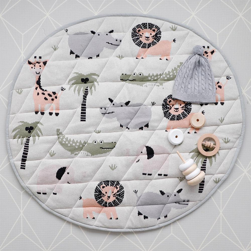 Cotton quilted baby playmat | Koala, sheep, kangaroo & more
