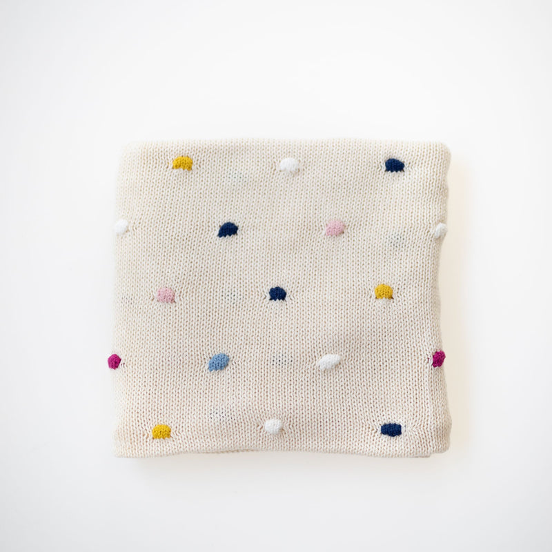 Confetti Baby Blanket | Cotton Knit