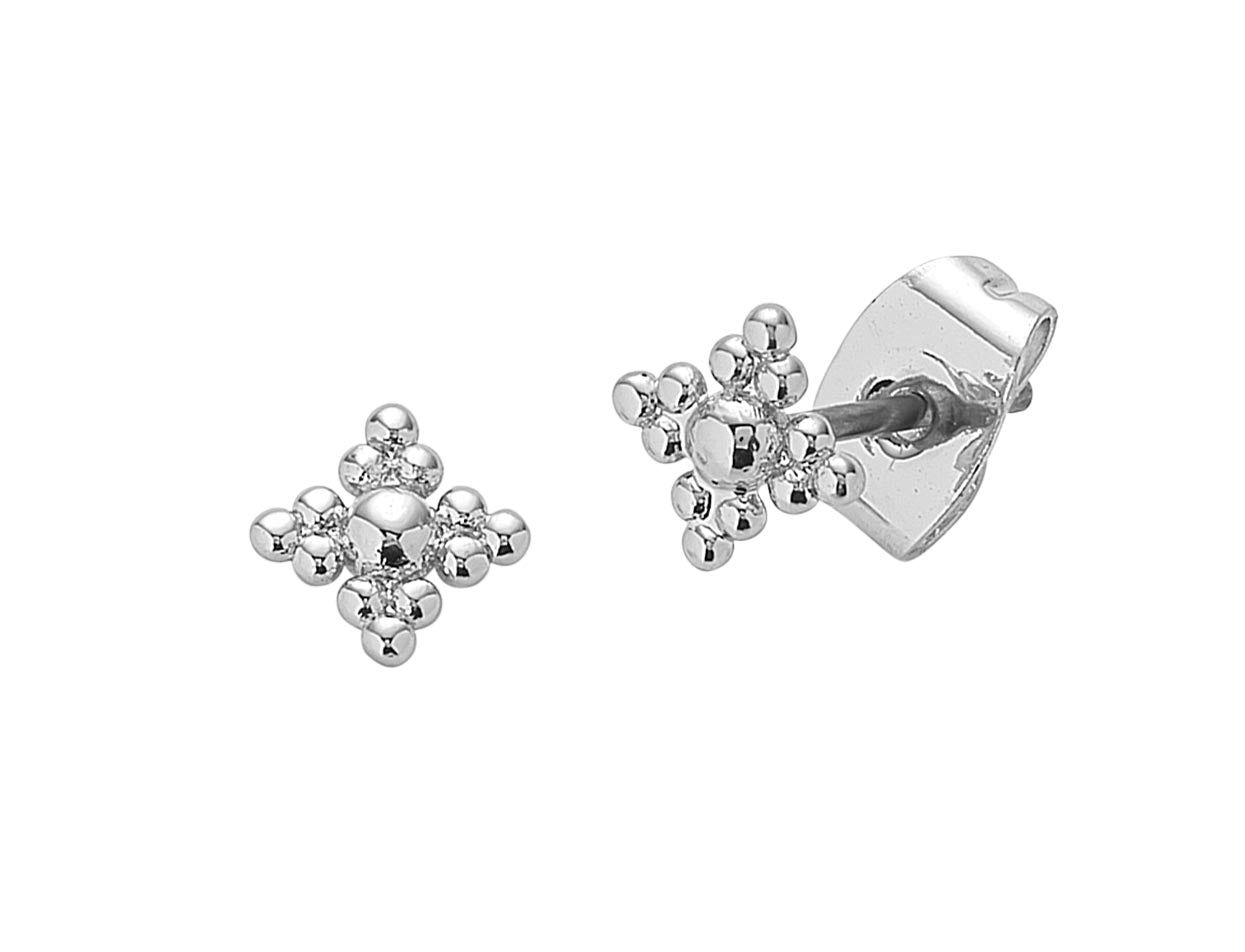 Petite Una Silver Stud Earring