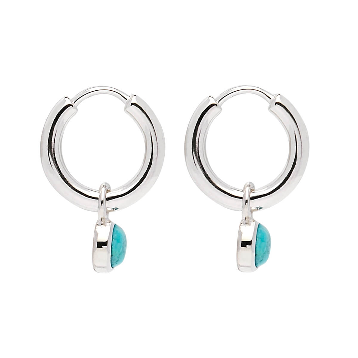 Heavenly Turquoise Silver Earring