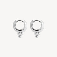 Genie Huggie Earrings | Sterling Silver