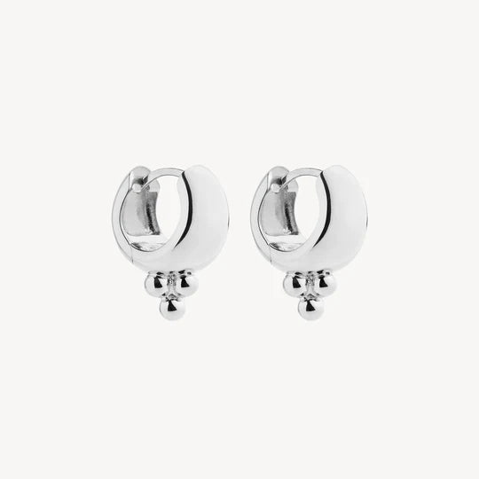 Genie Huggie Earrings | Sterling Silver