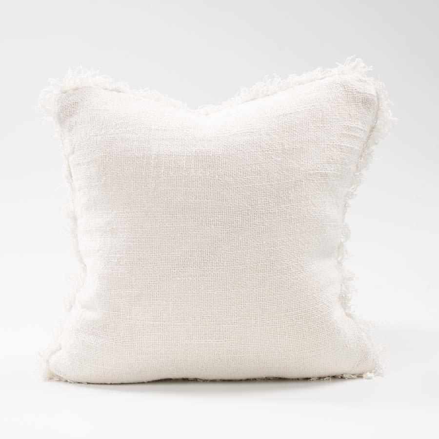 Bedouin Linen Cushion  | Ivory
