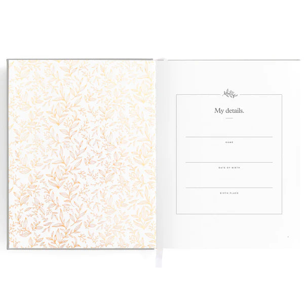 This Is My Story Memoir Journal Grey