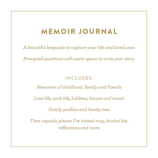 This Is My Story Memoir Journal Grey