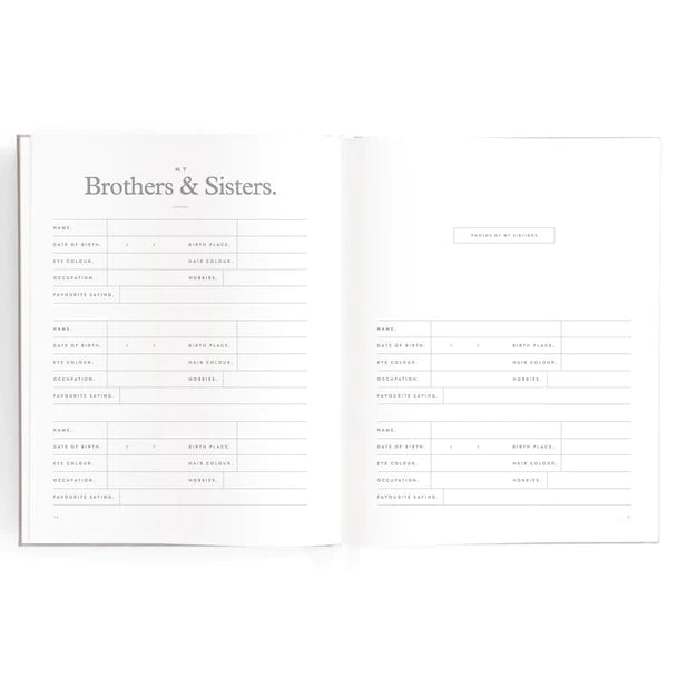 This Is My Story Memoir Journal Grey