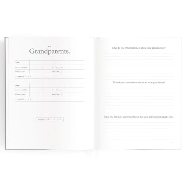 This Is My Story Memoir Journal Grey