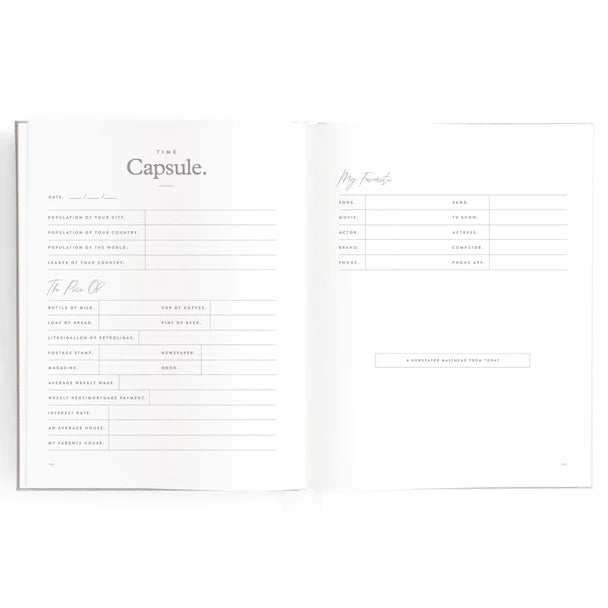 This Is My Story Memoir Journal Grey