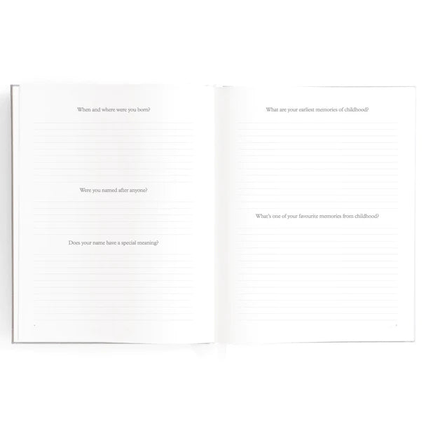 This Is My Story Memoir Journal Grey