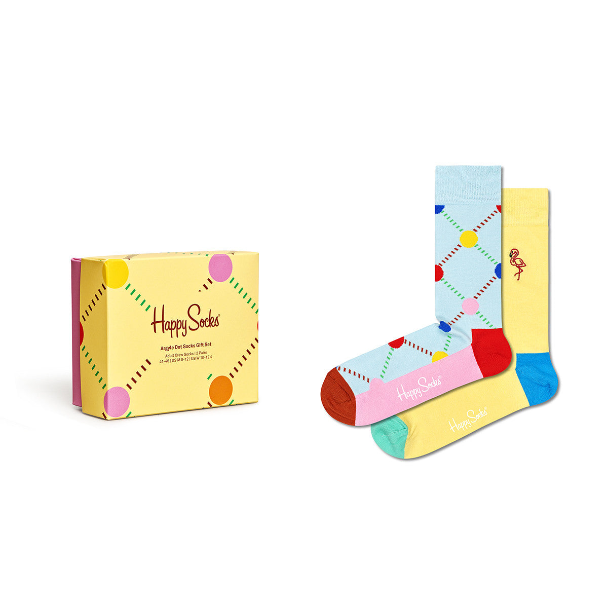 Gift Set Argyle Dot Socks (3300) 2-Pack