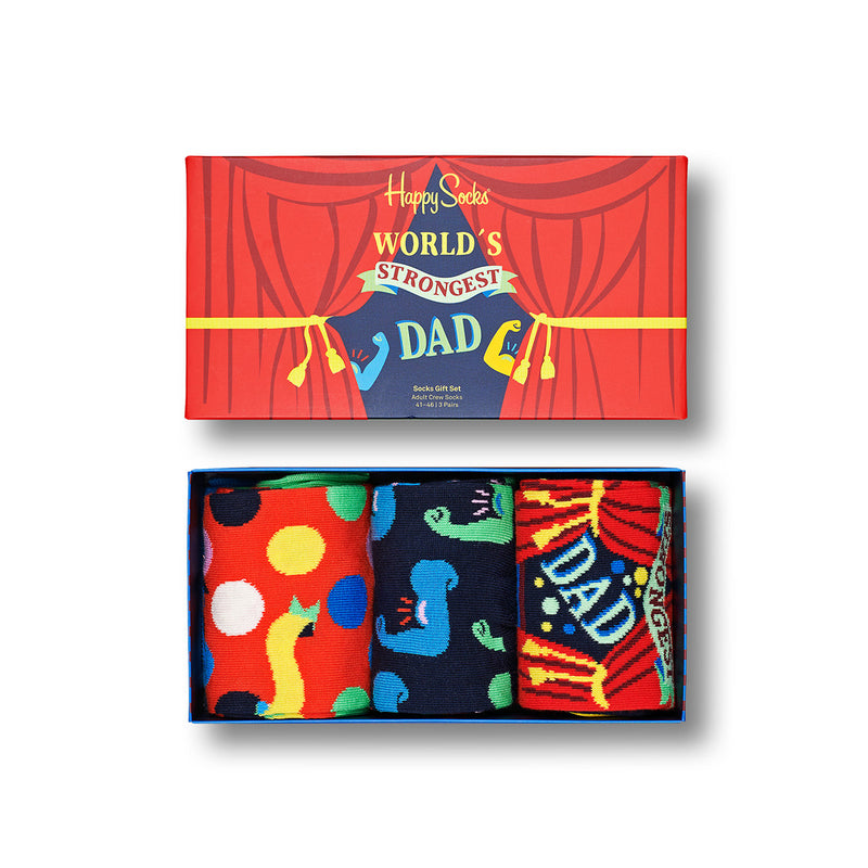 Happy Socks  | Fathers Day Gift Set | 3 Pack