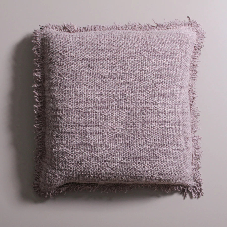 Luna Linen Fringed Cushion