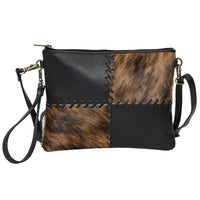 Lisbon Cowhide Boho Clutch Bag