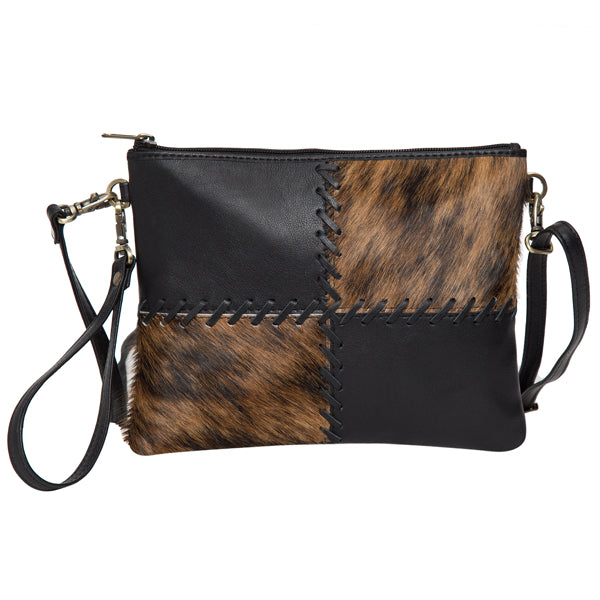 Lisbon Cowhide Boho Clutch Bag