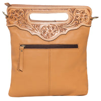 Cali Cowhide Sling Bag with Tooling