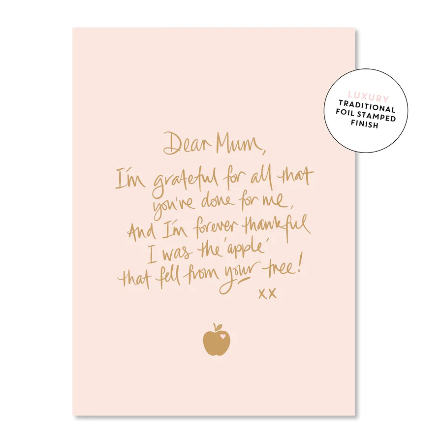 A Letter To My Mum | Greeting Card