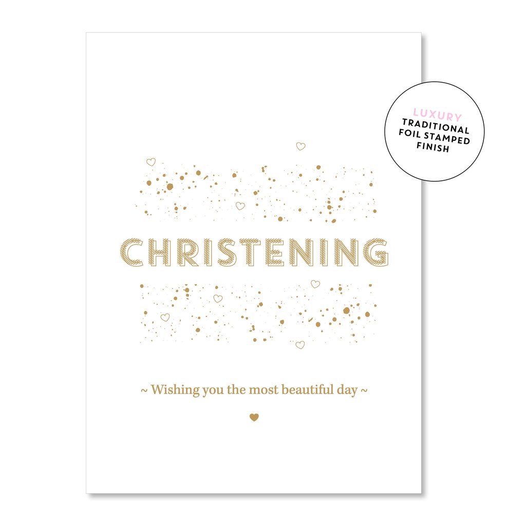 Christening Gold | Greeting Card