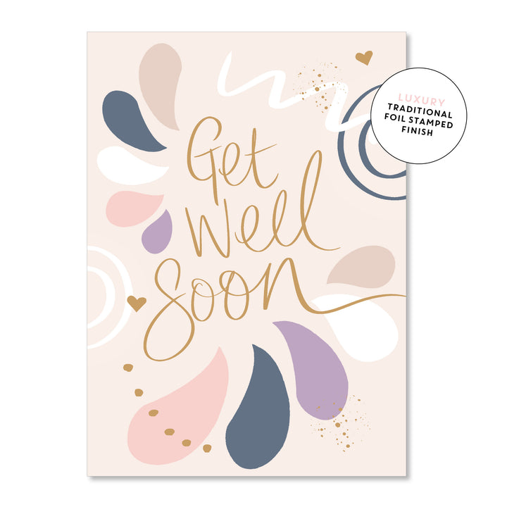 Get Well Soon Retro | Greeting Card