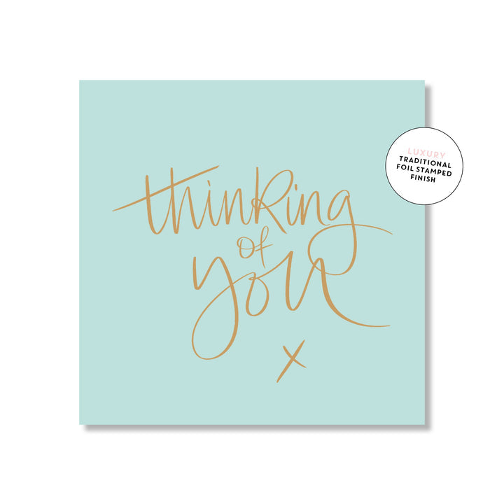 Thinking Of You Square Greeting Card