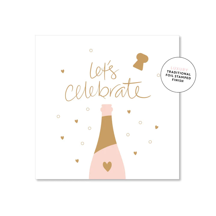 Let's Celebrate Square | Greeting Card