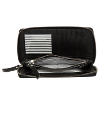 Jackson Zippered Leather Wallet