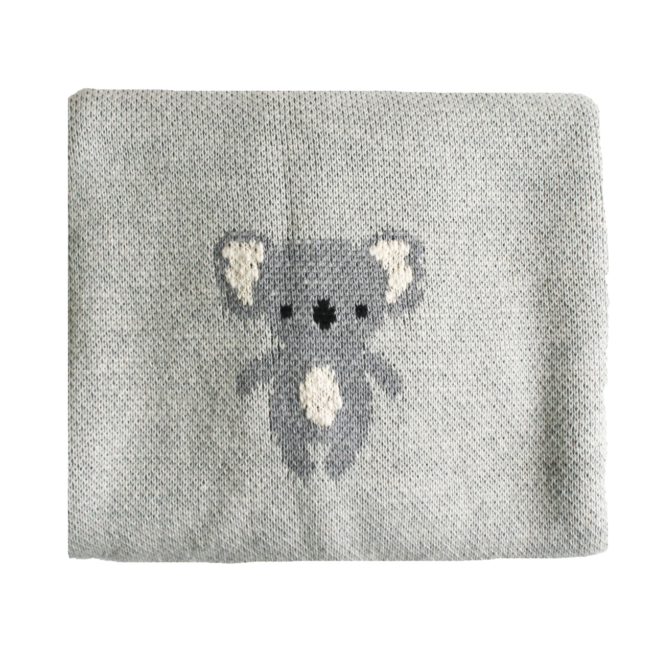 Koala Baby Blanket | Organic Knit Cotton