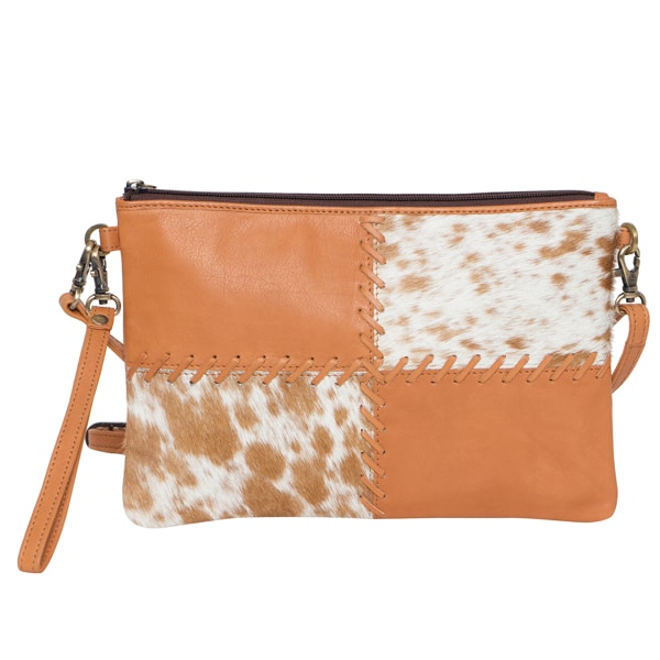 Lisbon Cowhide Boho Clutch Bag