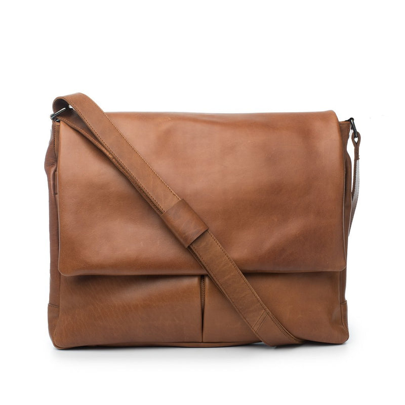 Luca Leather Satchel Laptop Bag