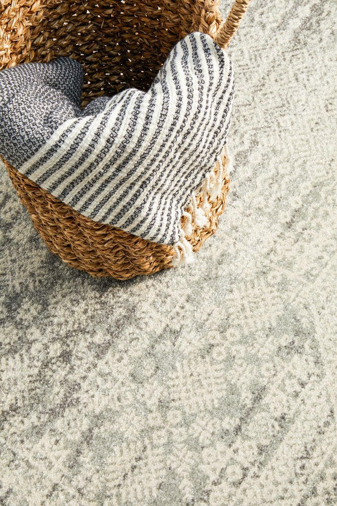 Mirage 351 Silver Grey Transitional Floor Rug