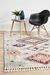 Marrakesh 222 Silver Tassel Floor Rug