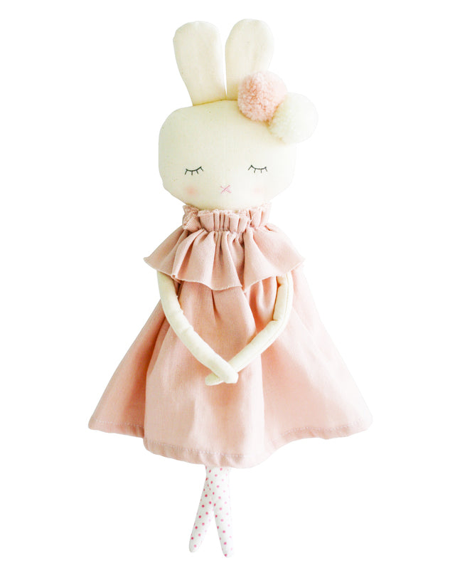 Isabelle Bunny | Pink Linen + Ivory