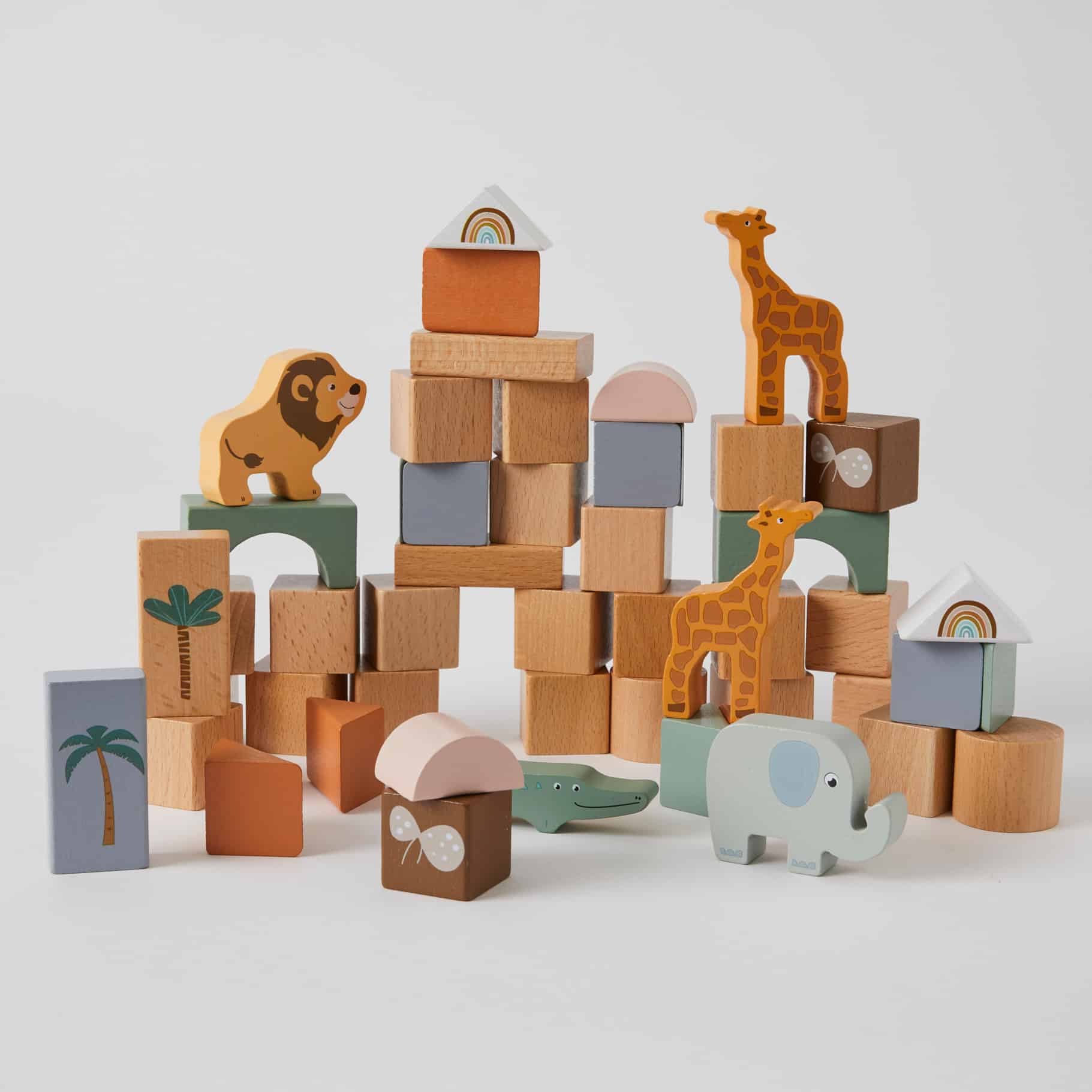 Africa Animal Blocks | Wooden