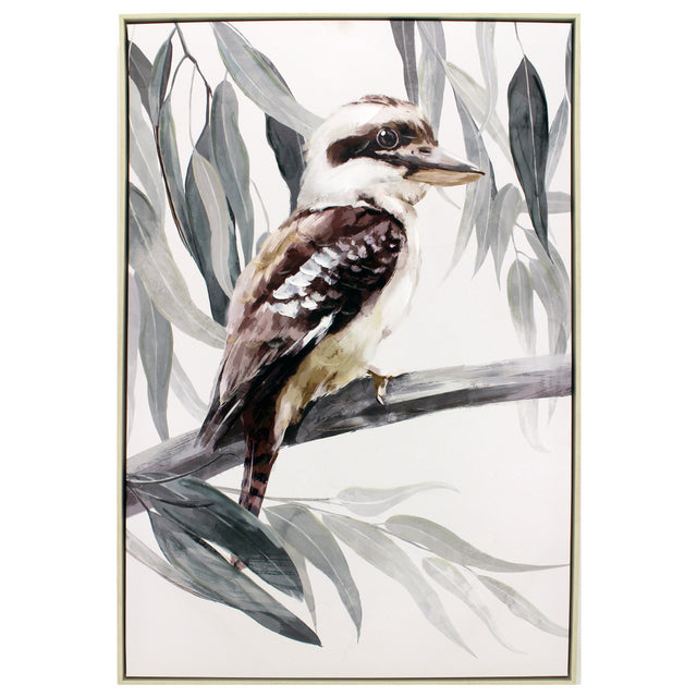 Kookaburra in Gumtree Painting | Framed Art | 63x93cm
