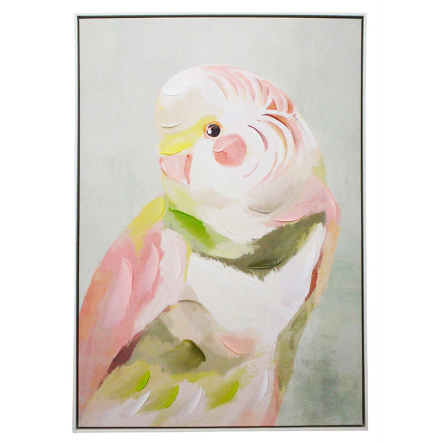 Budgie Mary Framed Painting