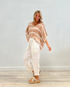 Bella Mesh Linen Poncho