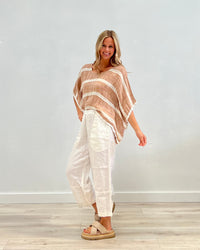 Bella Mesh Linen Poncho