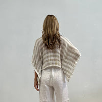 Bella Mesh Linen Poncho